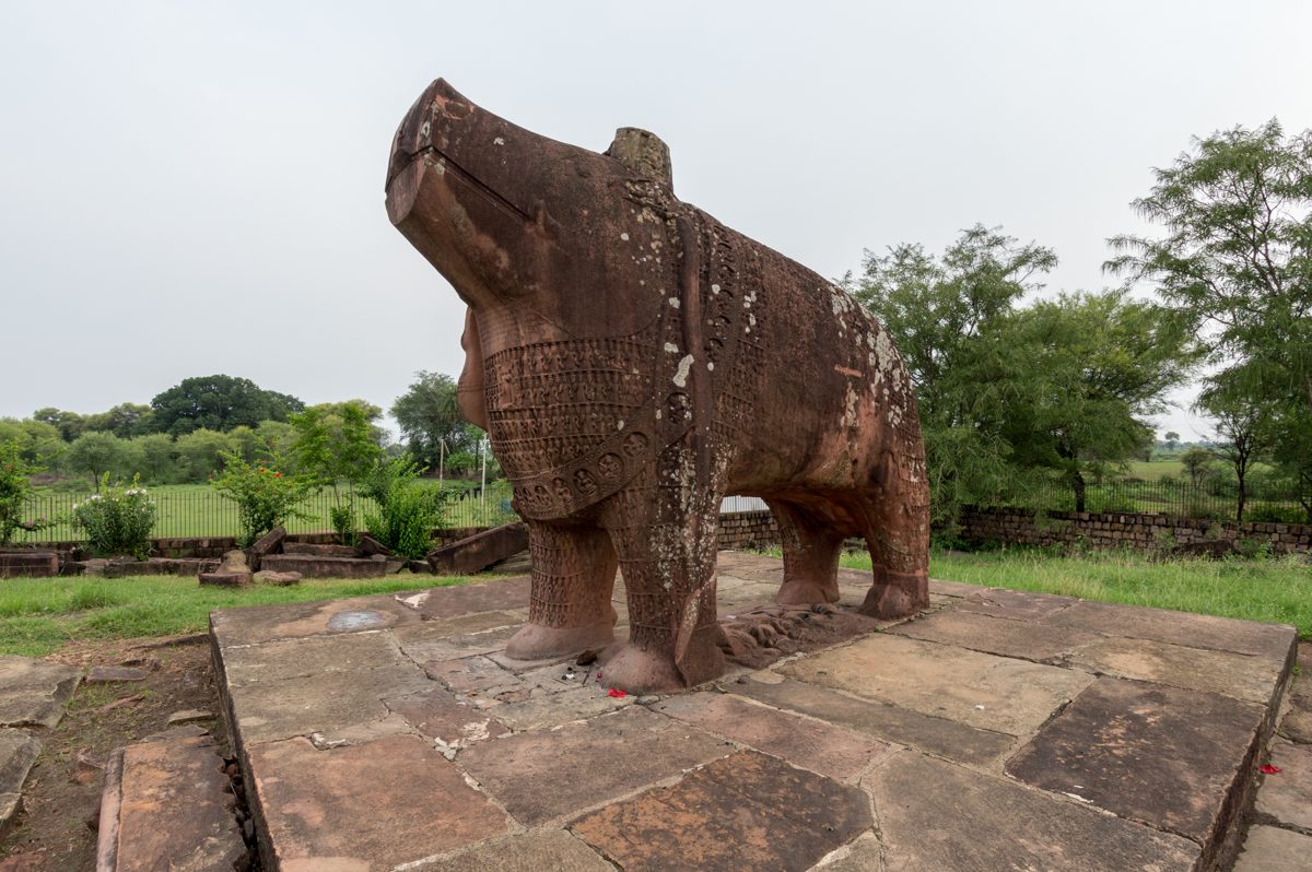 The stone Varaha at Eran