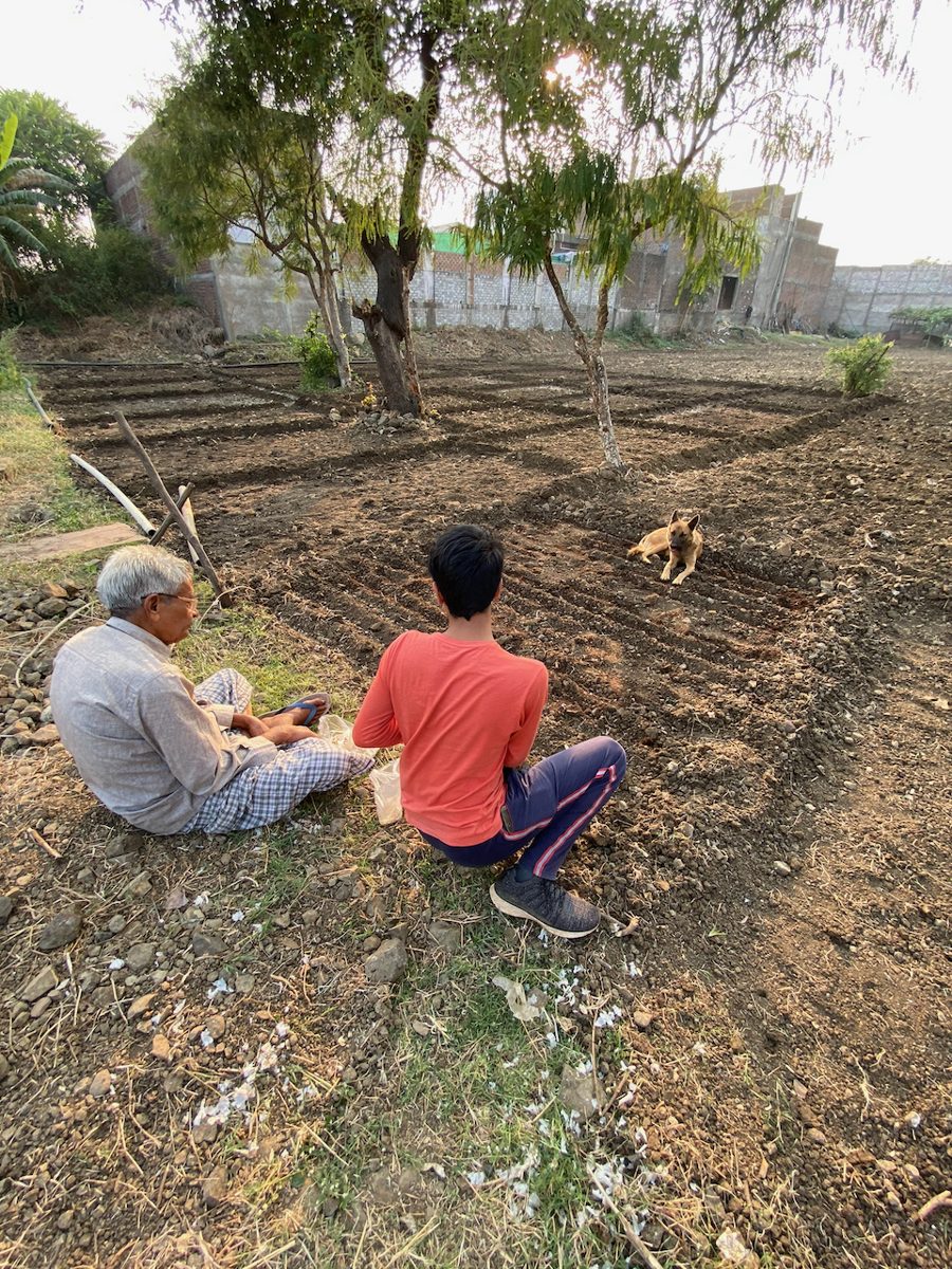 A meal in the field