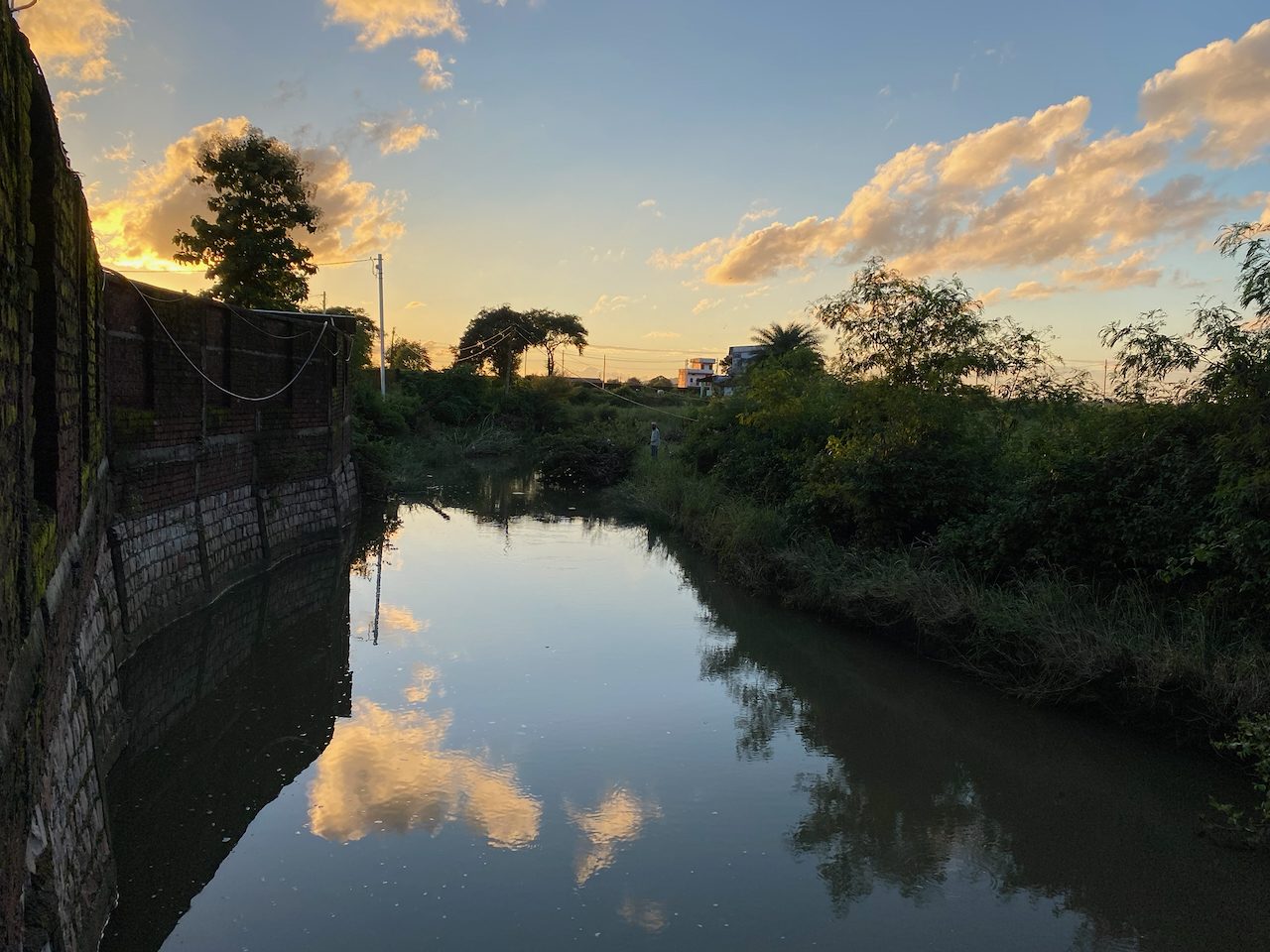 The canal at dusk