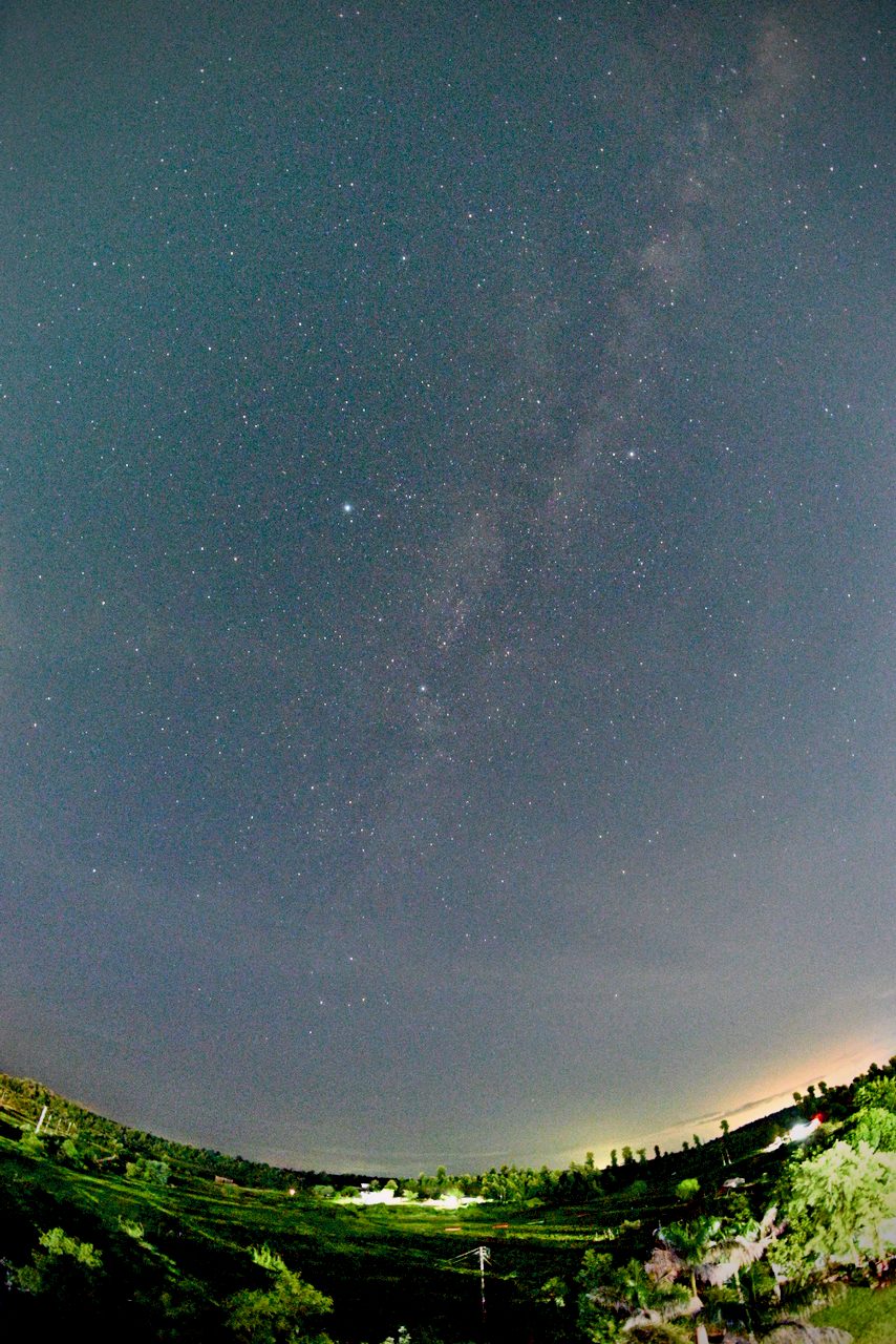 The Milky Way, from the field